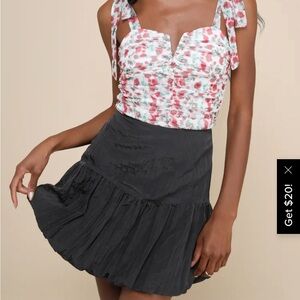 Lulus black skirt